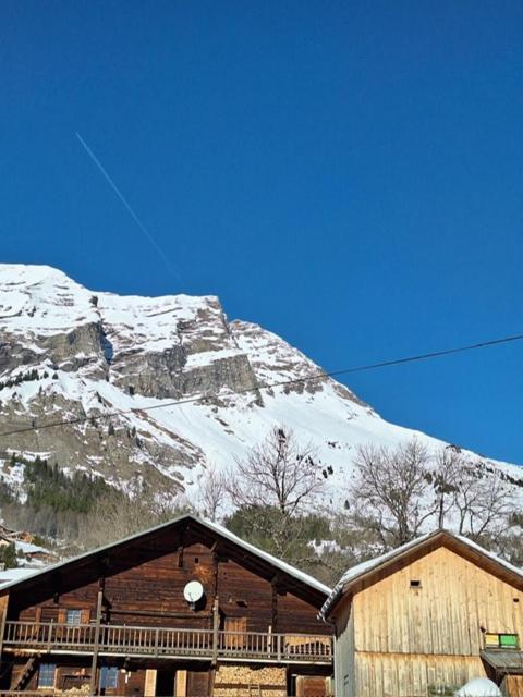 La Coufa, Spacieux Duplex En Chalet, Terrasse, Jardin, Vues Montagnes La Giettaz Exterior photo